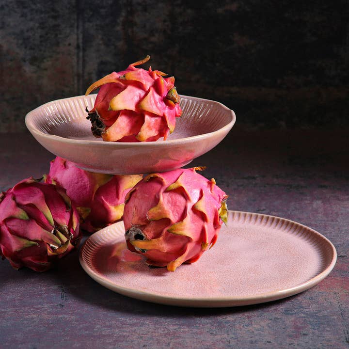 Porto Brasil - Wholesale Dinner Plate - Linhas Bio Stoneware Litchi Dinner Plate, 10.8"1