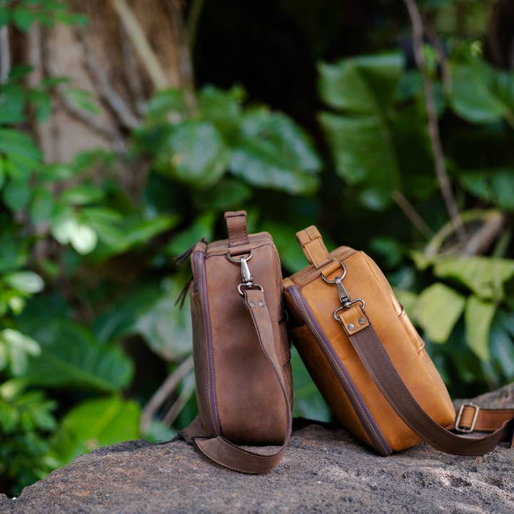 Rōmfrē Travel Co. – Großhandel Weekender-Tasche – Herren – CPAP-Reisetasche aus Leder2