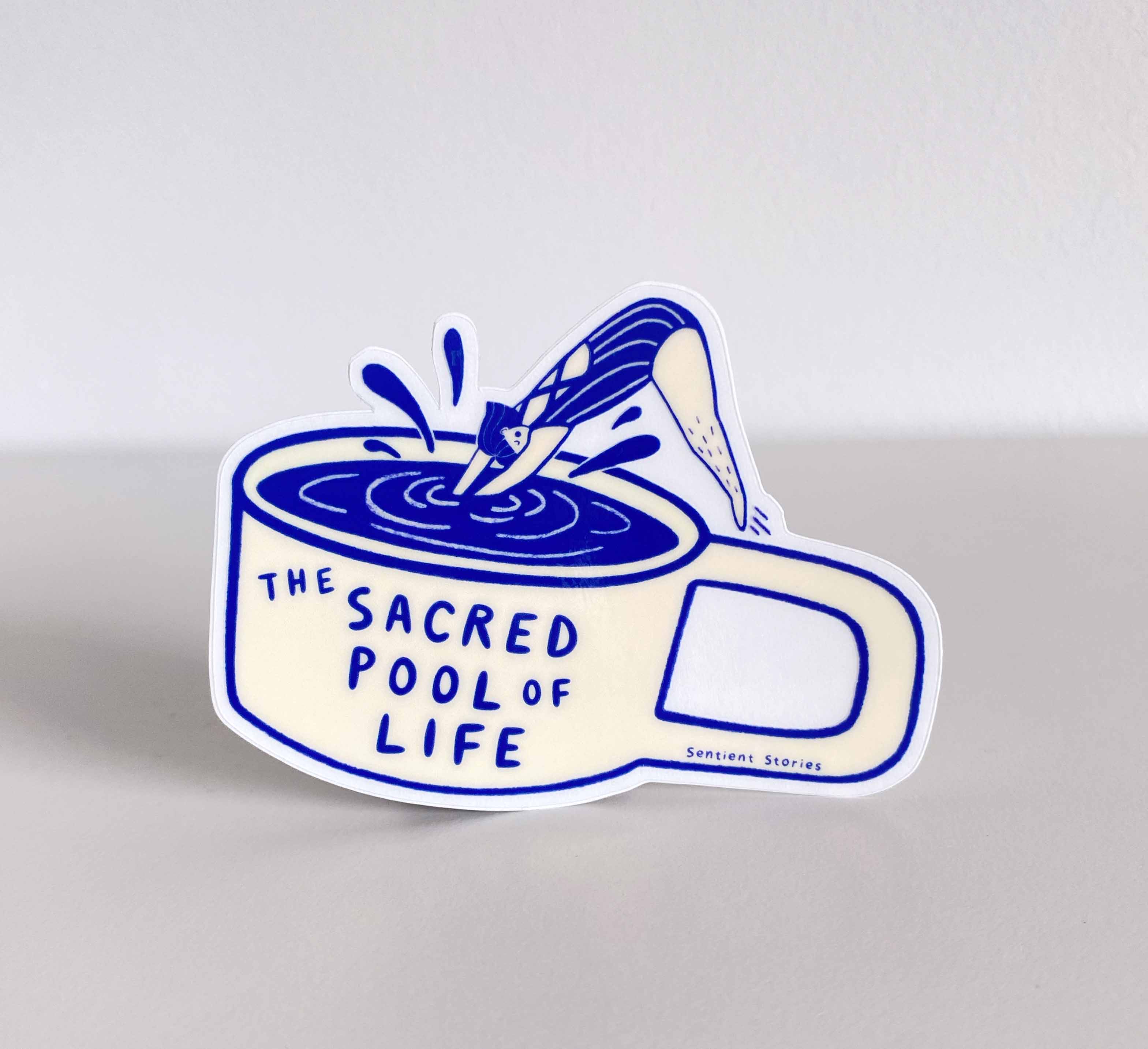 Sentient Stories - Wholesale Sticker - Vinyl Sticker - Sacred Pool