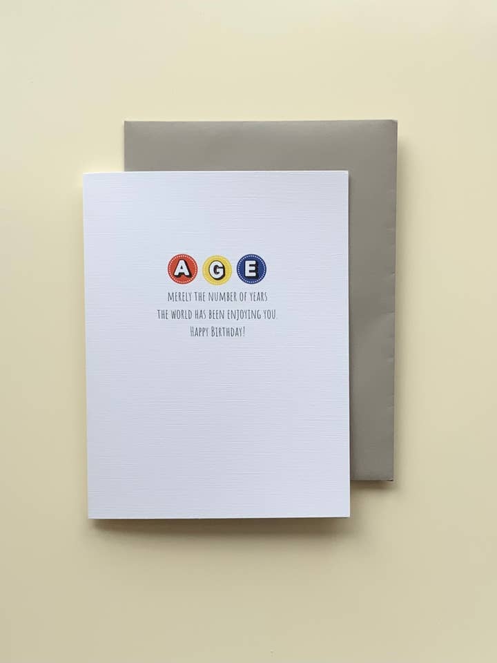 Age Merely A Number for wholesale by Just Jubilant LLC