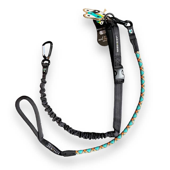 2 in 1 Rope & Bungee Dog Lead for Hiking and Biking for wholesale by BARK + RIDE