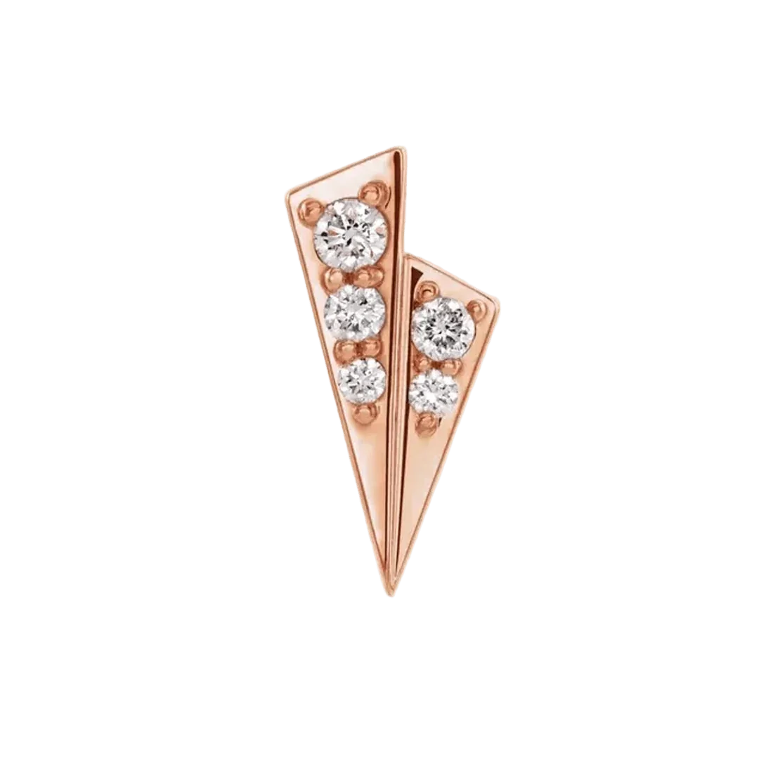 Piercing-zone - Wholesale Single Earring - Alla – 14K/18K Gold Multi-Stone Threadless End5