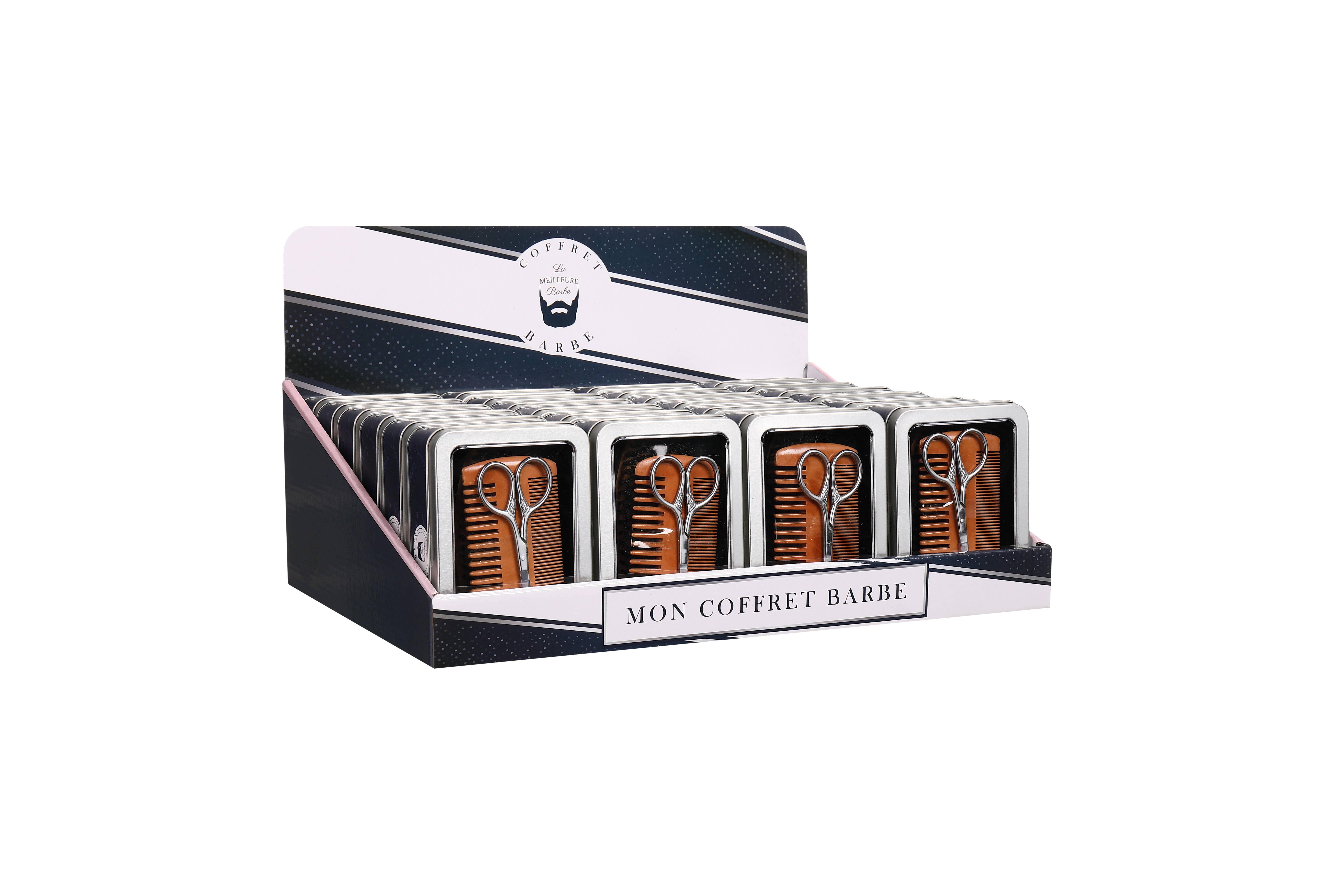 STELLA GREEN - Venta al por mayor Productos para cuidado de la barba - Expositor de 24 cajas para barbero1