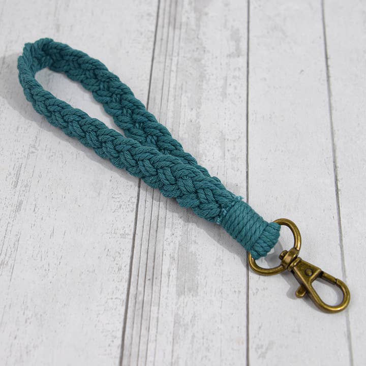 SoapElenGlen - Wholesale Keychain - Women's - Boho Macrame Keychain, Braided Macrame Wristlet10
