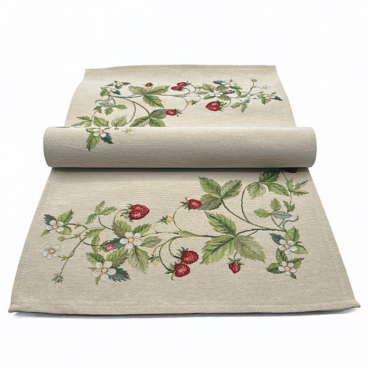 Runner Gobelin Jacquard, FRAGOLE per la vendita all'ingrosso da parte di Hesta