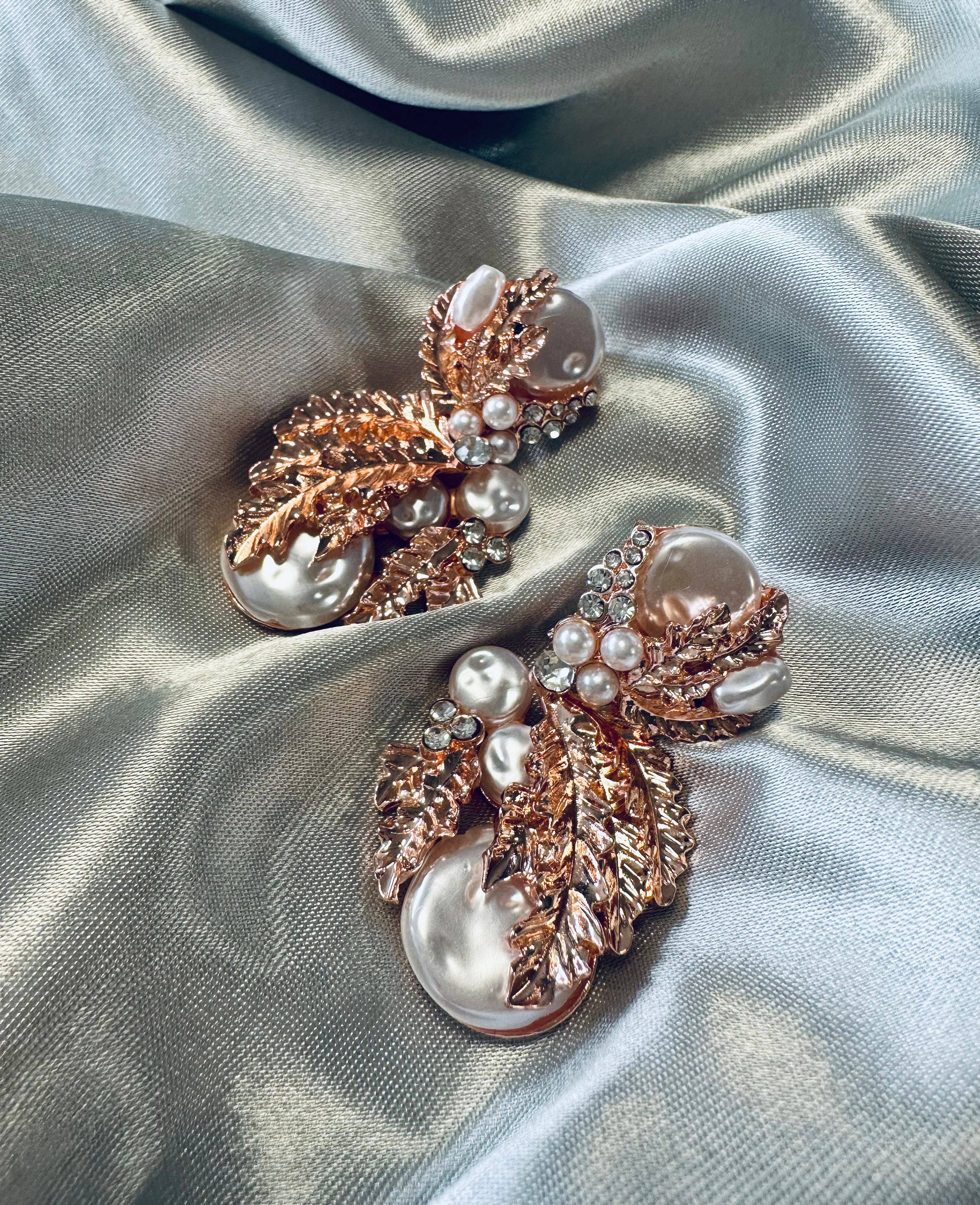 Emilie collection - Wholesale Dangle Earrings - Statement earrings rose gold1