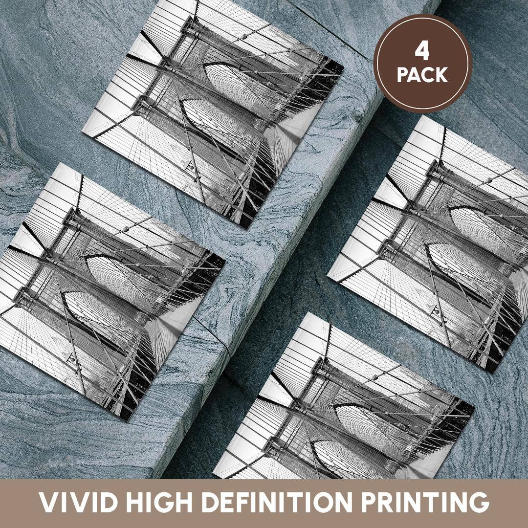 3dRose - Wholesale Coasters - 3dRose, Brooklyn Bridge, 1948, New York , Coaster5