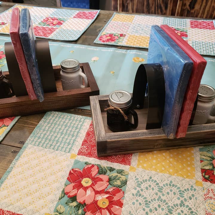 S&P Napkin Set for wholesale by RH Woodworks LLC