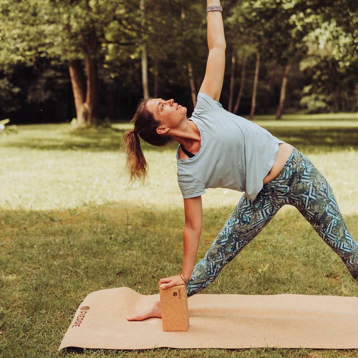 Pierre Sports – Engroshandel Yogablok – Yoga blok i kork – lavet i Portugal – 22,5 x 12 x 7,5 cm2