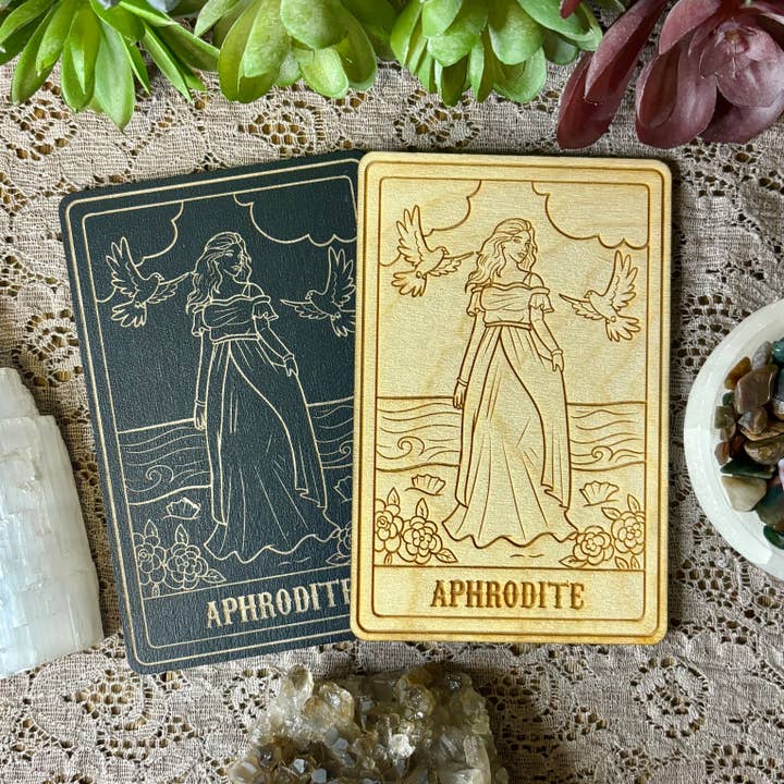 Aphrodite Deity Card | Altar Decor | Wall Art for wholesale by Kraftmir