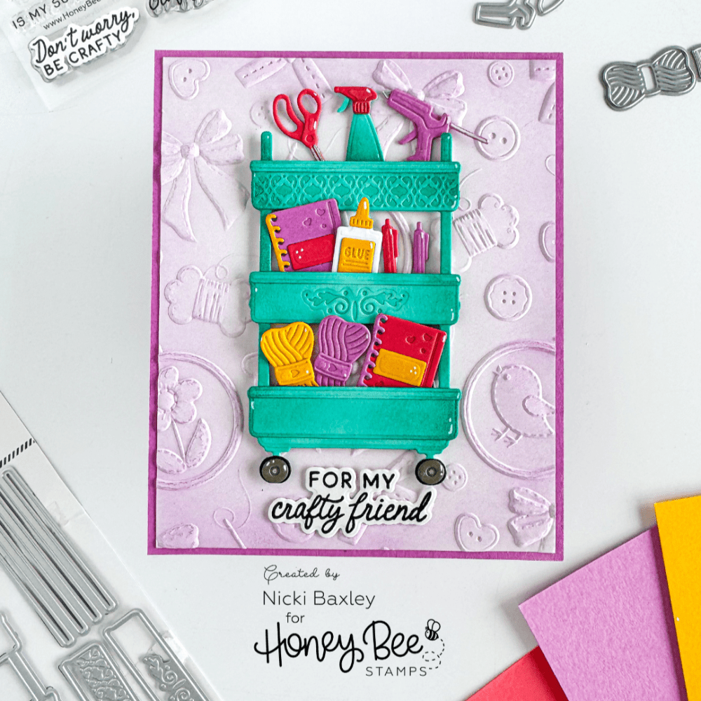 Honey Bee Stamps - Wholesale DIY Craft Kit - Lovely Layers: Craft Cart - Honey Cuts - Stand-Alone Dies2