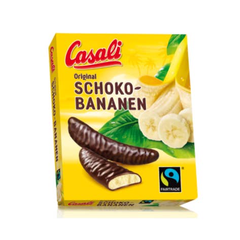 Global Bite Co - Wholesale Chocolate Covered Sweets - Casali Choco Banana 150g (Austria)