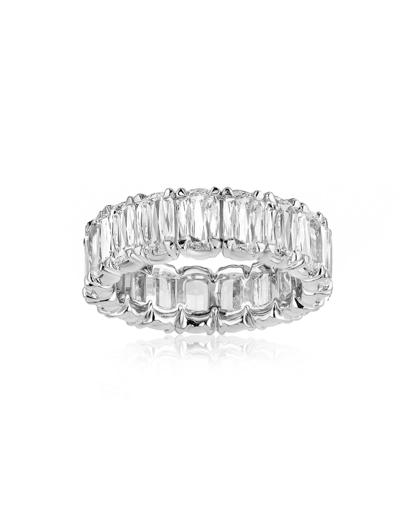 Meira T - Wholesale Multi-Stone Ring - Eternity Band | Criss Cut 14 Carat Lab Diamond0