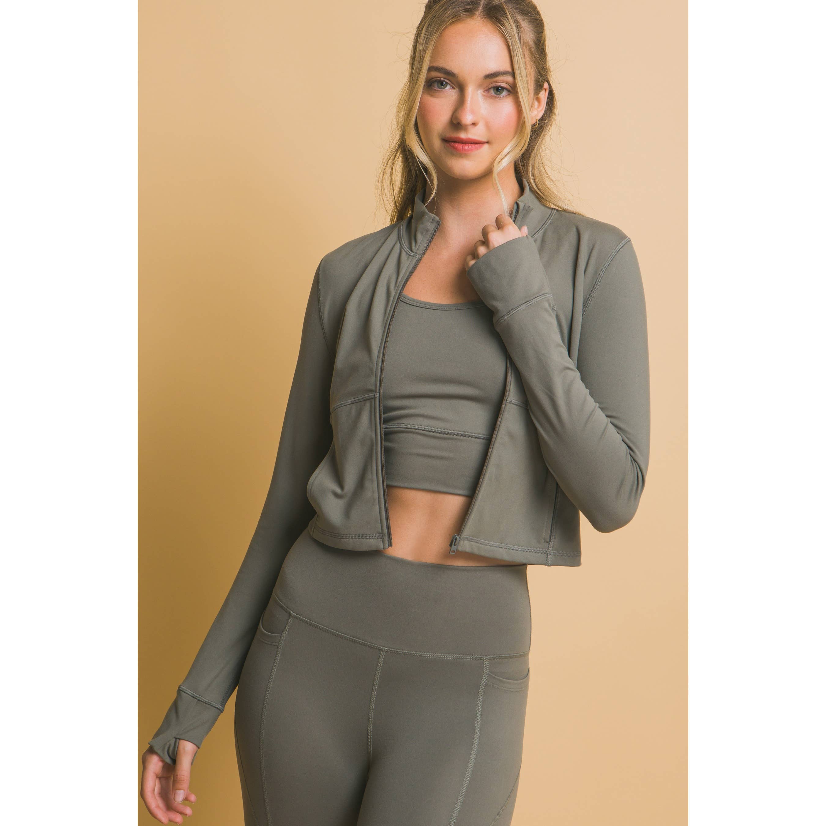 Apolline - Wholesale Athletic Jacket - Women's - Active Long Sleeve Zip- Up Performance Jacket6