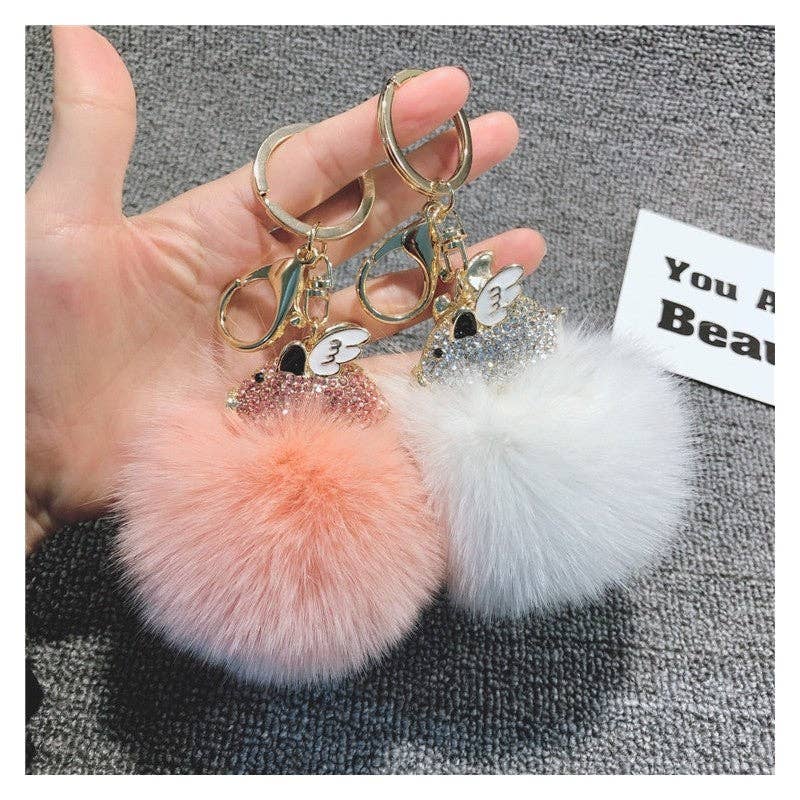 Ekartini - Vendita all'ingrosso Portachiavi - Donna - Portachiavi Maialino Volante di Diamante1