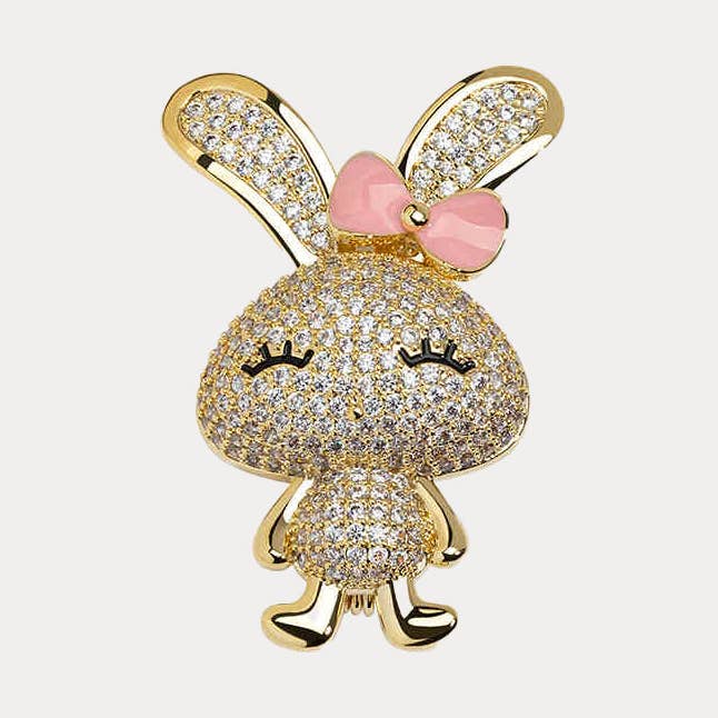 Rabbit Brooch for wholesale by Verdivine