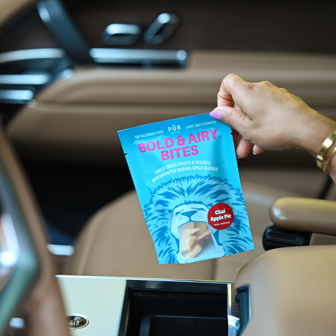 PUR Spices - Wholesale Fruit Snacks - Bold & Airy Bites - Chai Apple Pie Freeze Dried Snacks4