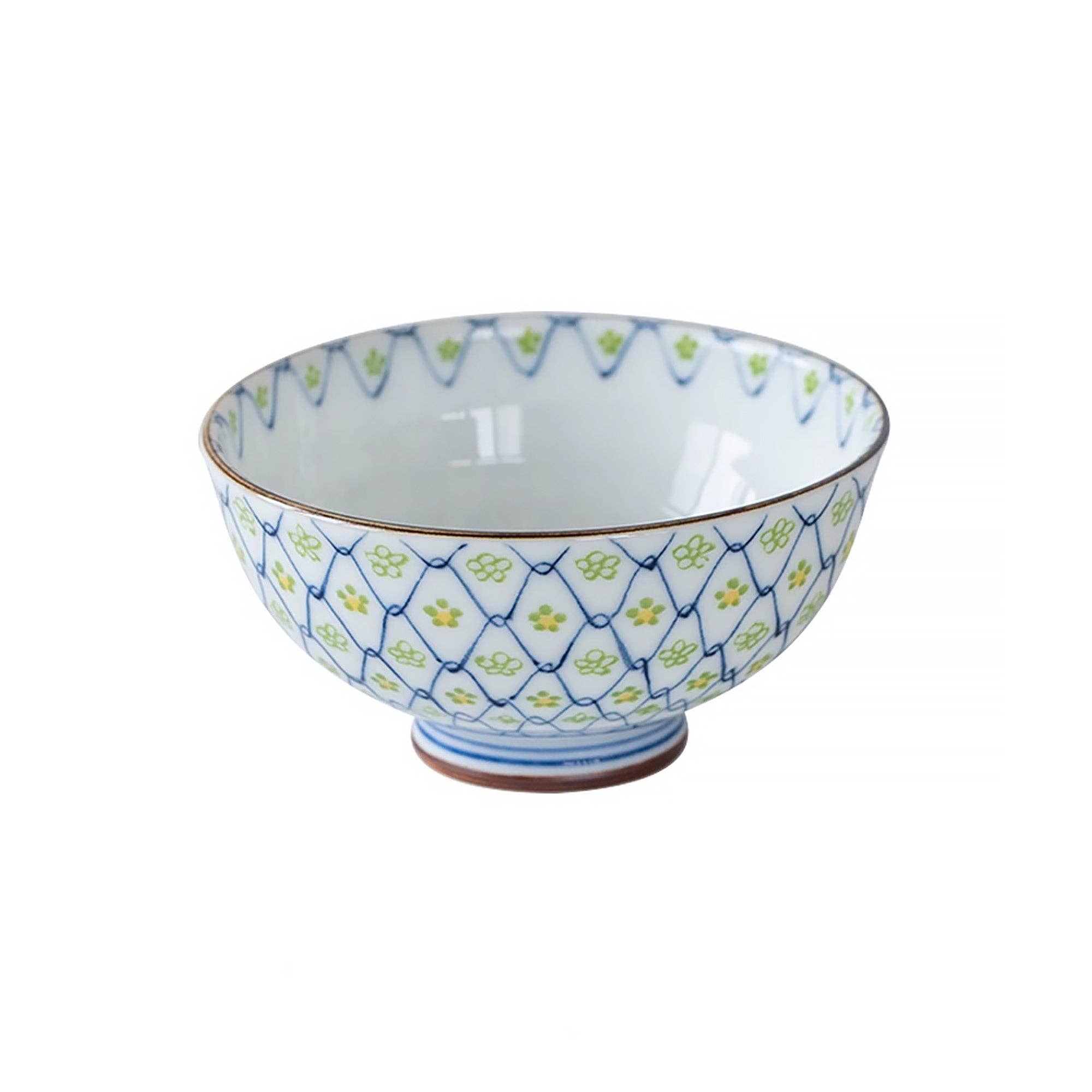 MinoCraft - Wholesale Bowl - Minoyaki ceramic bowl with floral pattern4