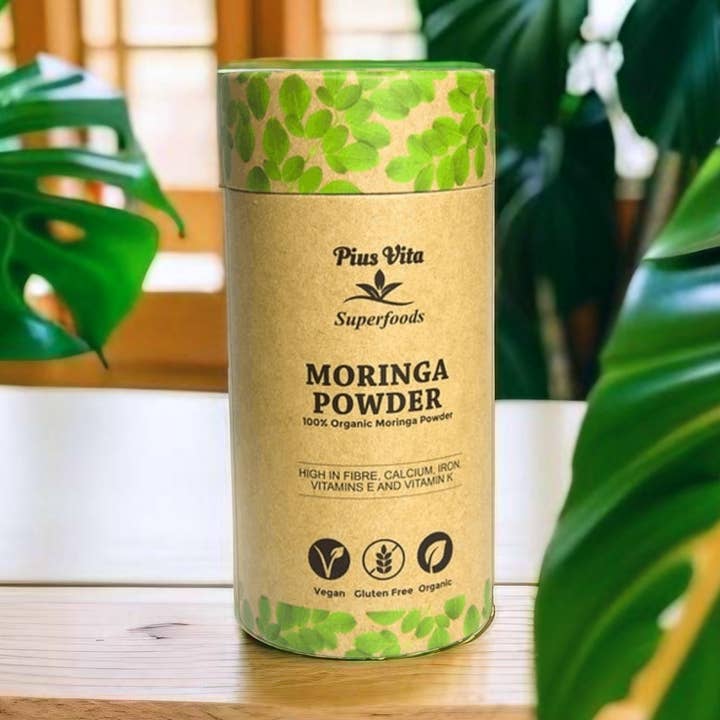 Organic Moringa Powder – 200g for wholesale by Pius Vita Superfoods