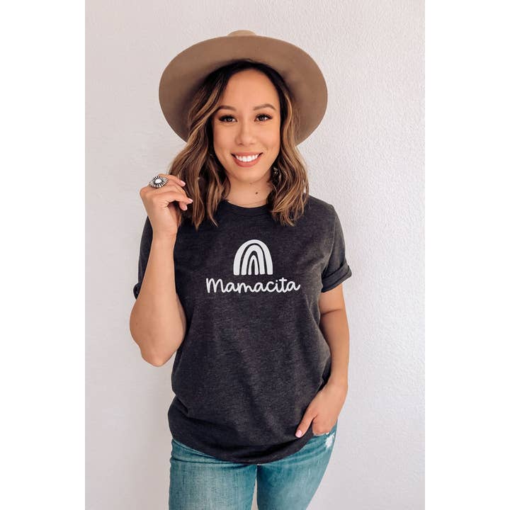 Mamacita Rainbow Grafisk t-shirt for engroshandel hos Bella Me