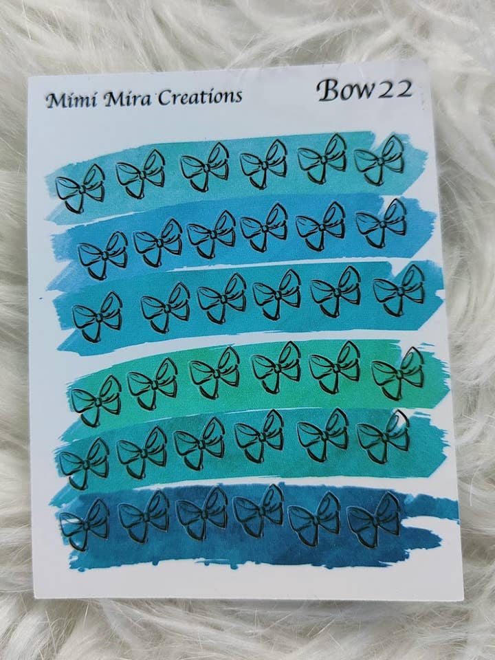 Funktionel planner klistermærker buer 22 for engroshandel hos Mimi Mira Creations