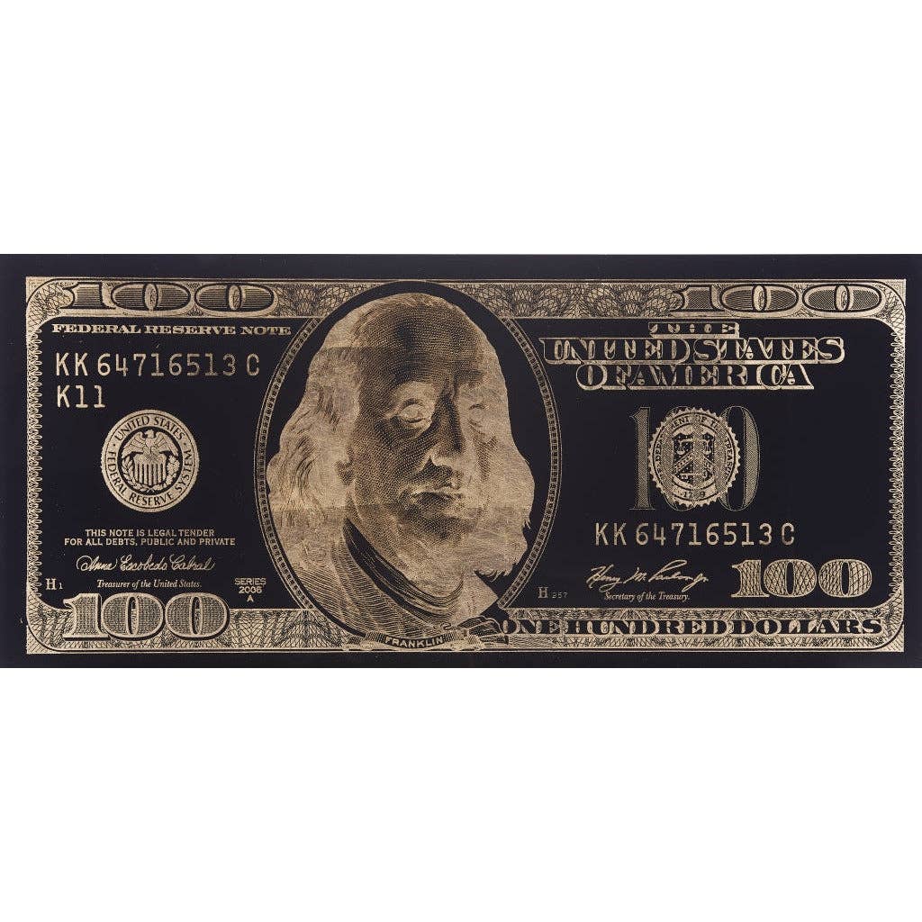 Queence – wholesale Konsttryck – Guldblad bild - BENJAMIN0