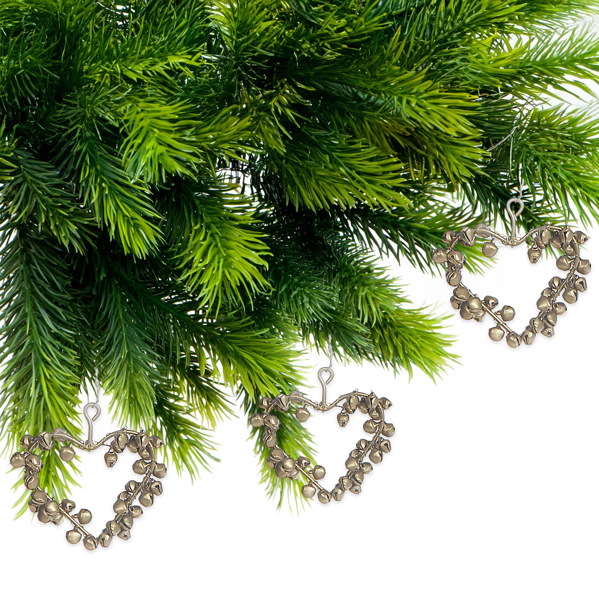 IH Casa Decor - Wholesale Ornament Set - METAL HANGING ORNAMENT BELL HEART1