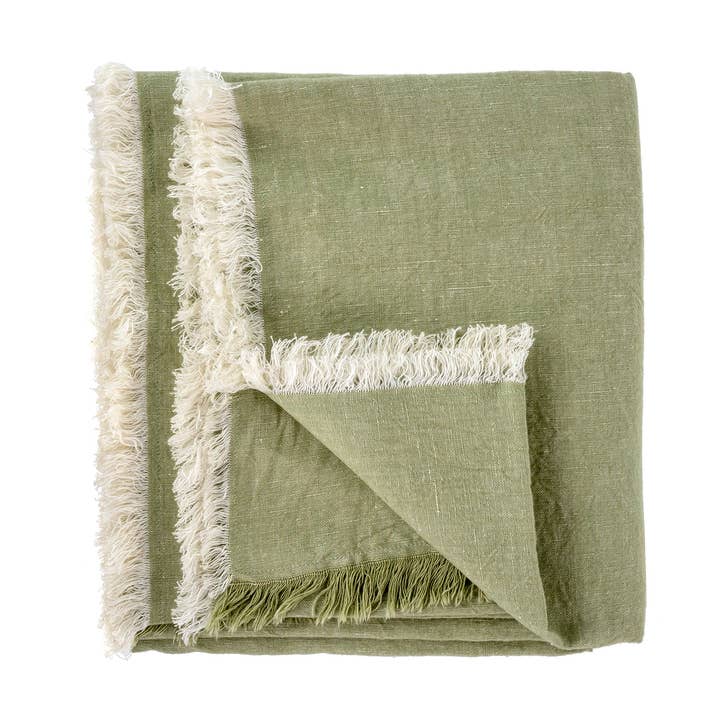 Linen Blend Tablecloth, Laurel for wholesale by INDABA HOME