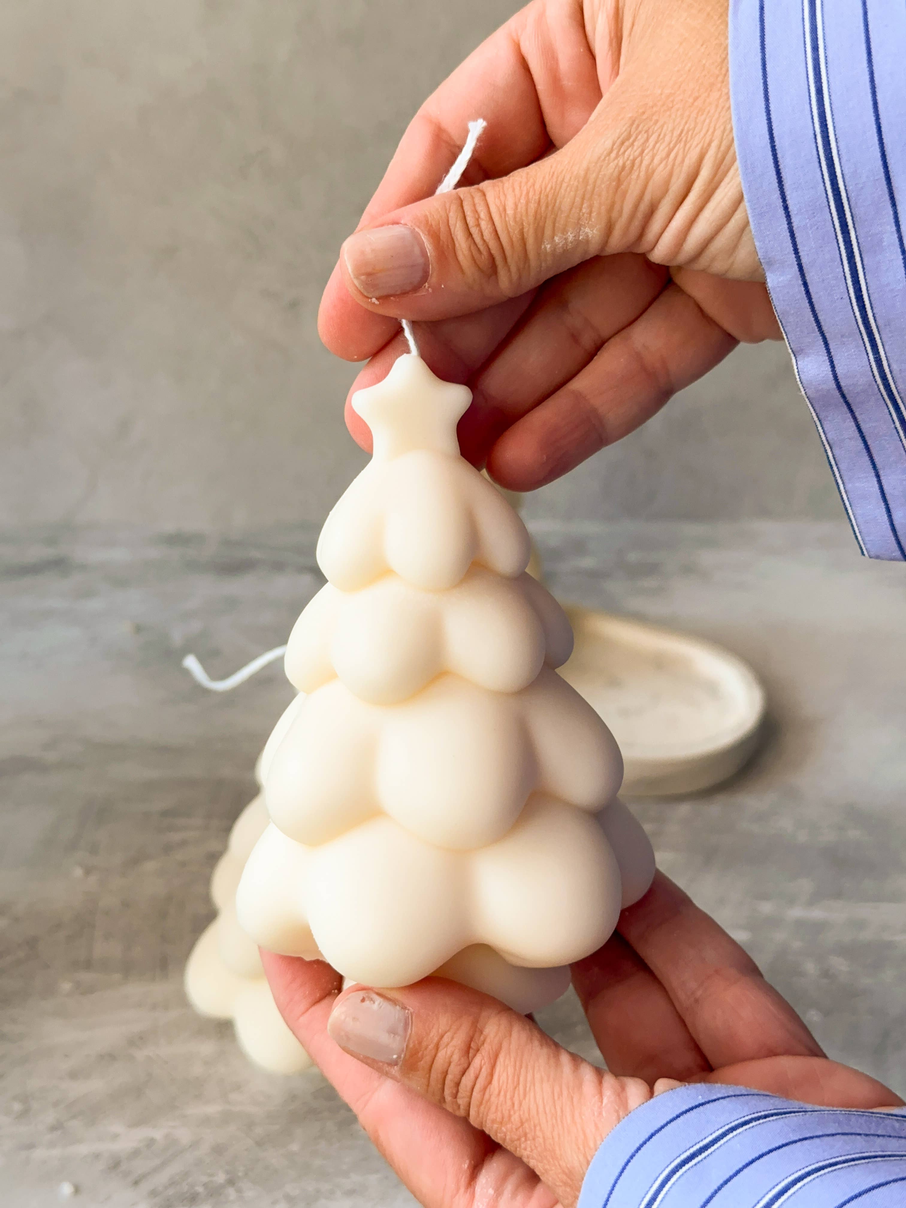 Gokican - Wholesale Novelty Candle - Christmas Tree Star Soy Wax Candle | Aesthetic Handmade1