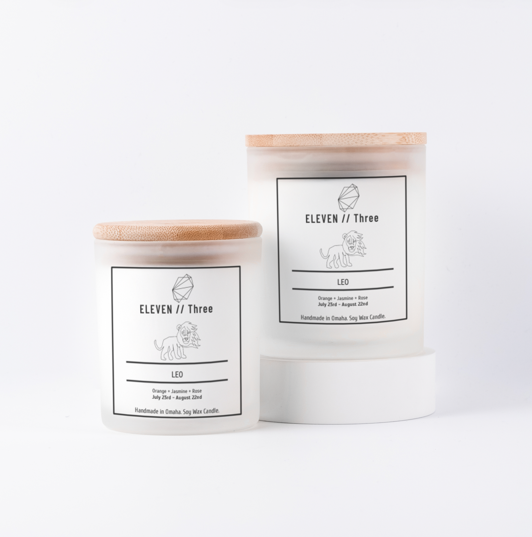 ELEVEN//Three - Wholesale Jar/Filled Candle - LEO1