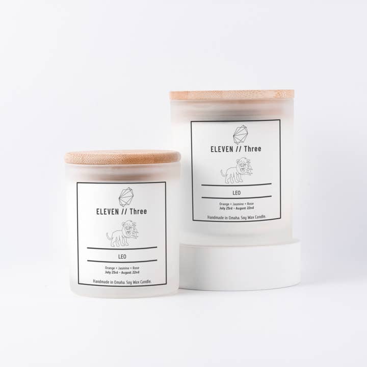 ELEVEN//Three - Wholesale Jar/Filled Candle - LEO1