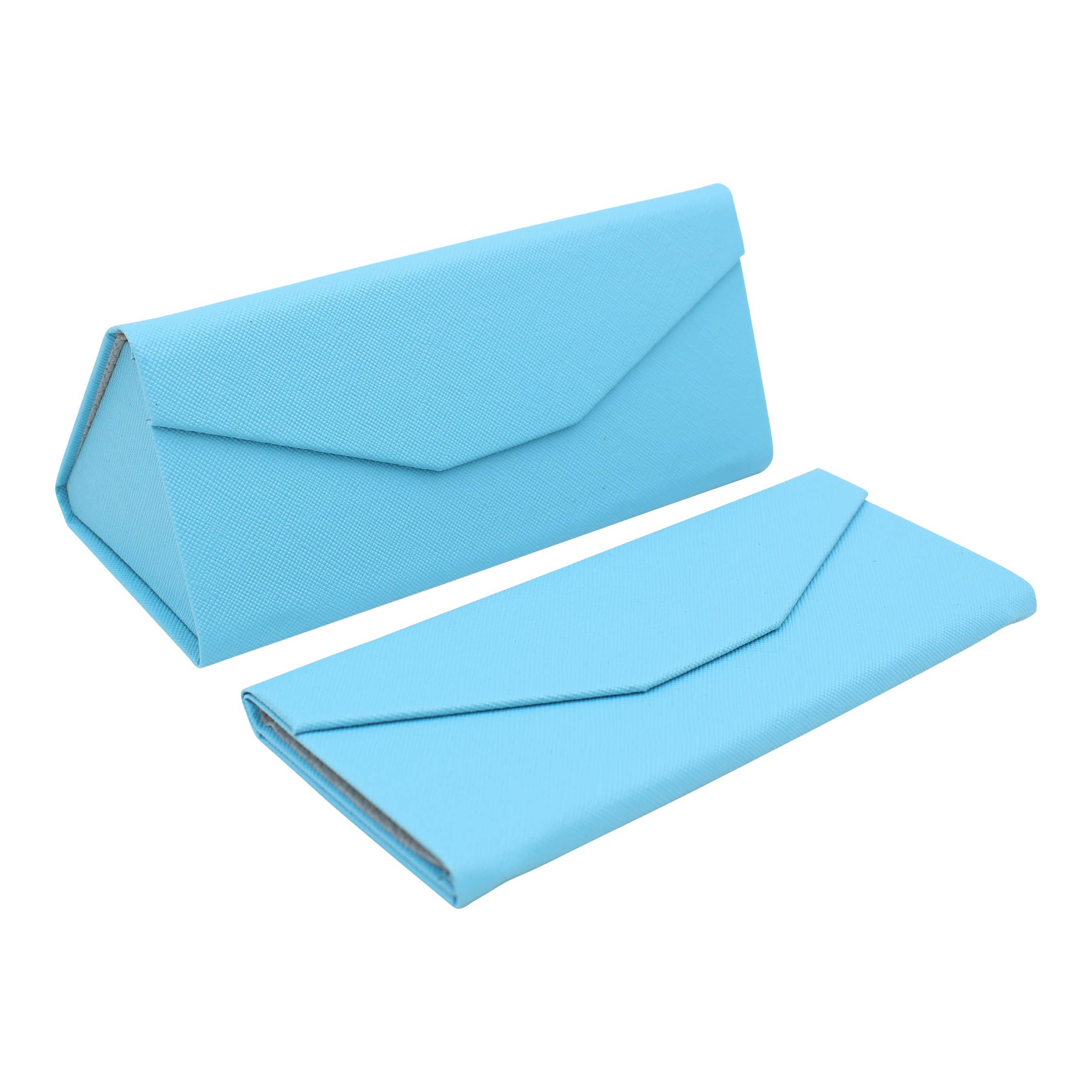 Real Sic - Wholesale Eyewear Cases & Holders - Unisex - Hardshell Eco Leather Solid Color Folding Glasses Case23