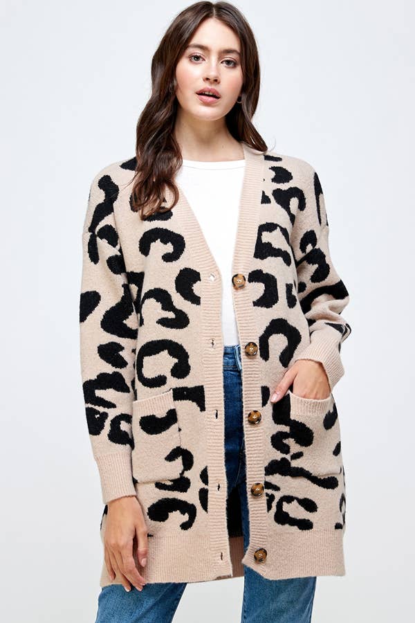 animal maya coco cardigan