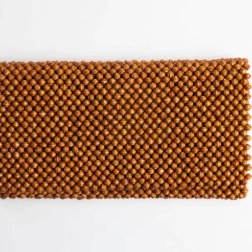 Terralux Recycled Paper Bead Clutch (Terracotta) for wholesale by LOKA.HAUS