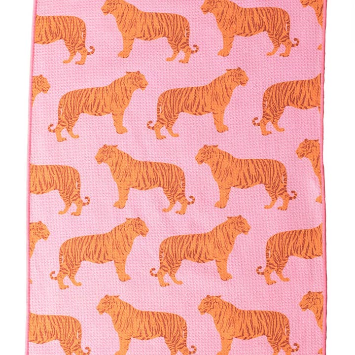 Rosa/Verde Carole: Asciugamano da Mano Reversibile in vendita all'ingrosso su Faire1