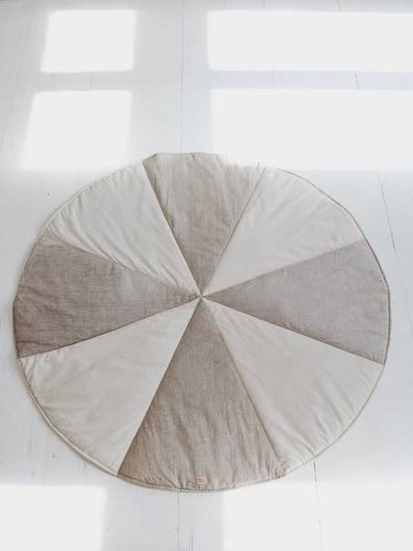 „Cream Candy” ronde patchwork-mat voor wholesale door Moi Mili