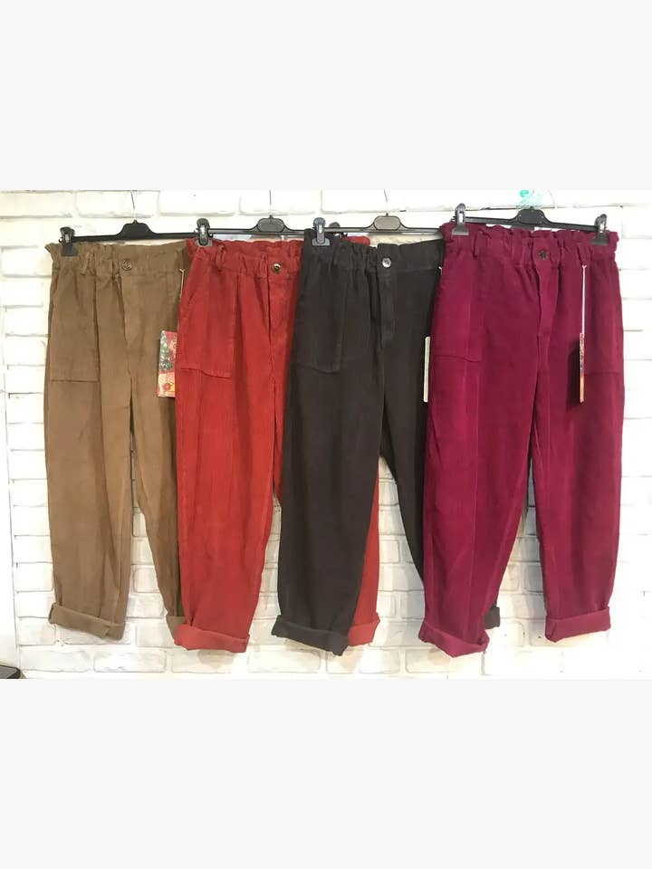 la maison des fibres naturelles - Wholesale Pants - Women's - Trousers 30513 corduroy 100% cotton2