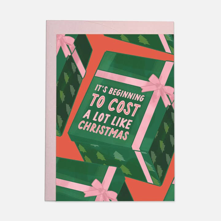 Cost like Christmas greeting card for wholesale by Kaart Blanche