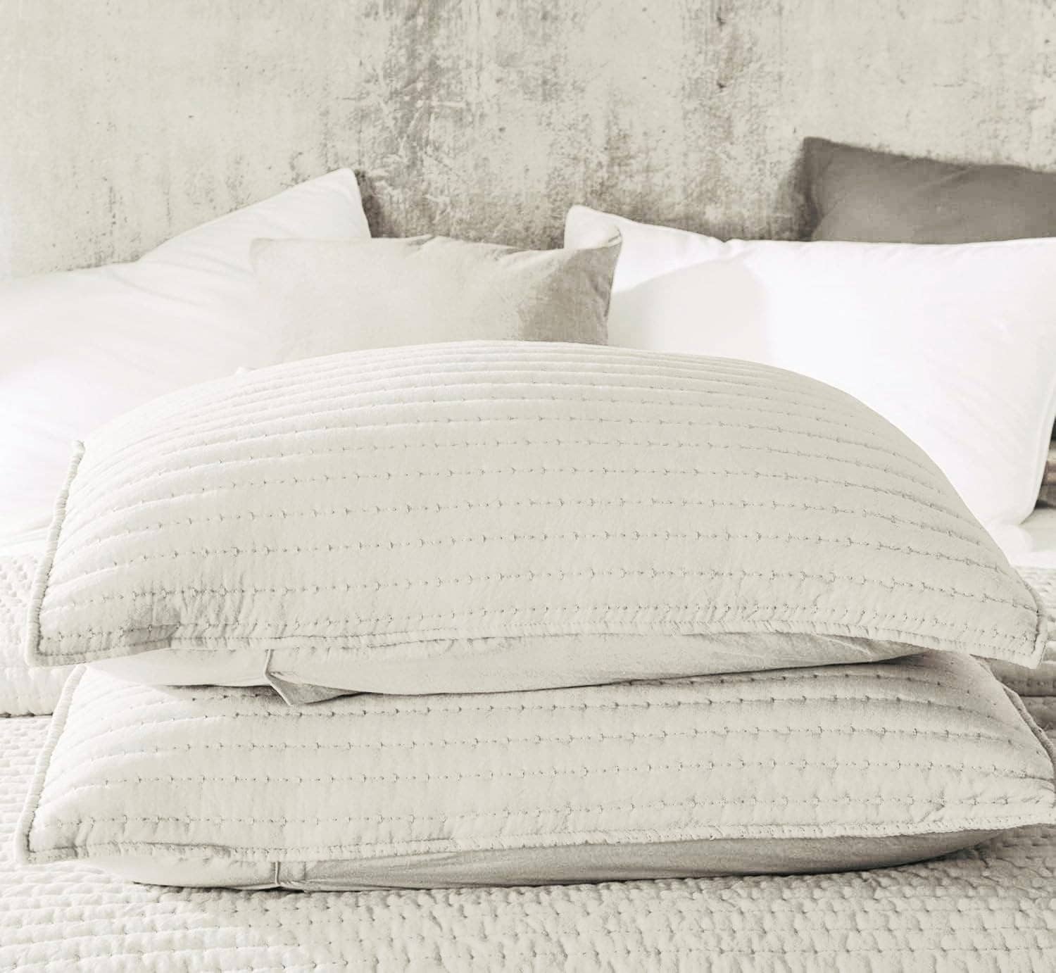 Kasentex - Vendita all'ingrosso Federe/copricuscino - Set di 2 fodere per cuscini, morbide e leggere, decorazione per biancheria da letto3