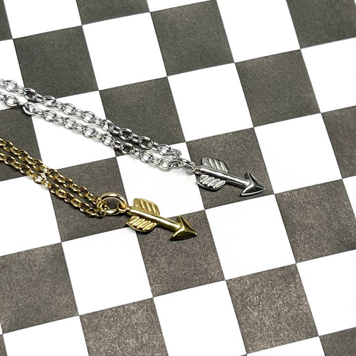 L Rae Charm - Wholesale Pendant/Charm Necklace - Follow your Arrow. Graduation Gift Arrow NecklaceÂ