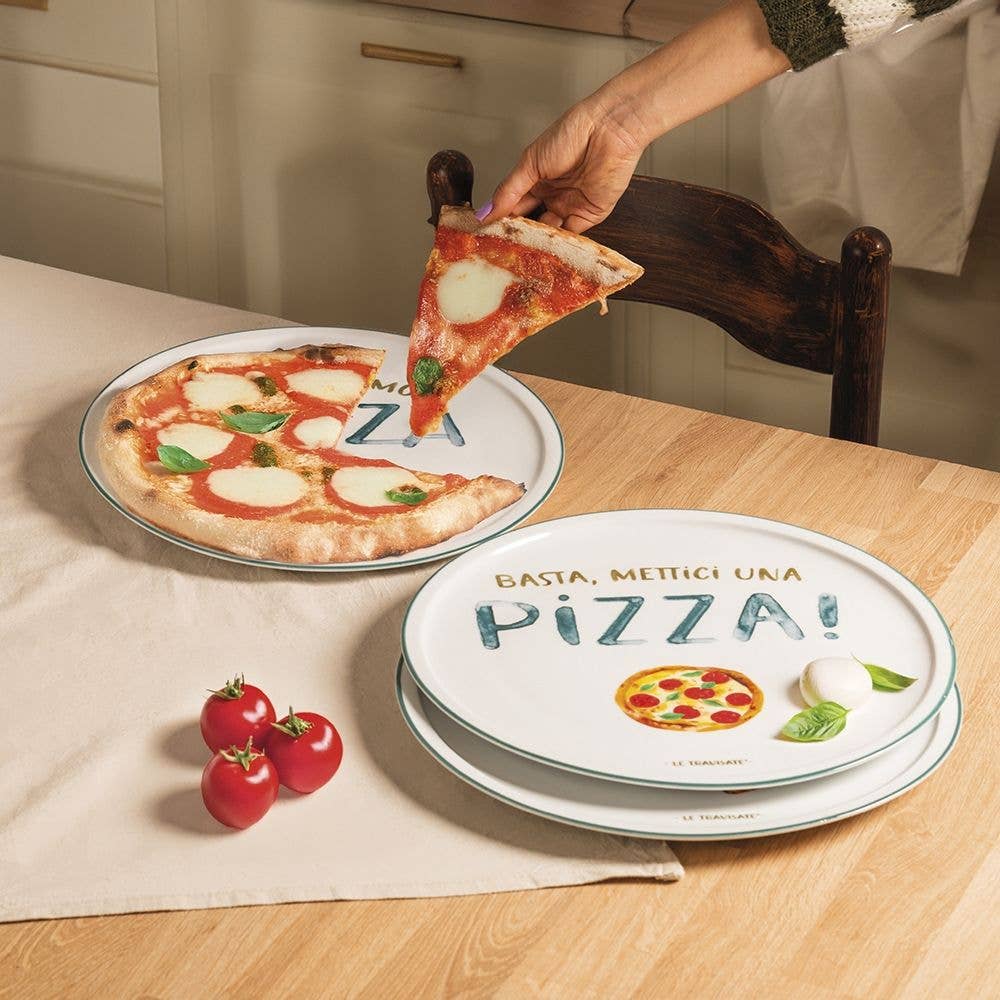 VdE Tivoli 1996 - Wholesale Decorative Plate/Dish/Bowl - THE TRAVISATE PIZZA PLATE D33CM 3 ASS.1