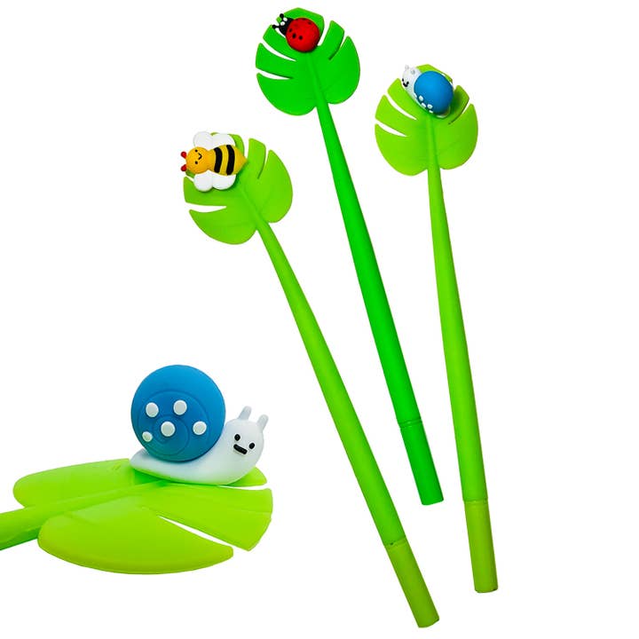 Streamline – wholesale Pen – Bug Leaf Gel Pens7