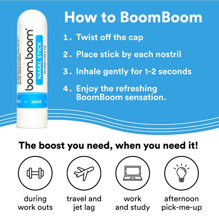 BoomBoom – wholesale Näsvård – Nässpray - Blandning (24 enheter)