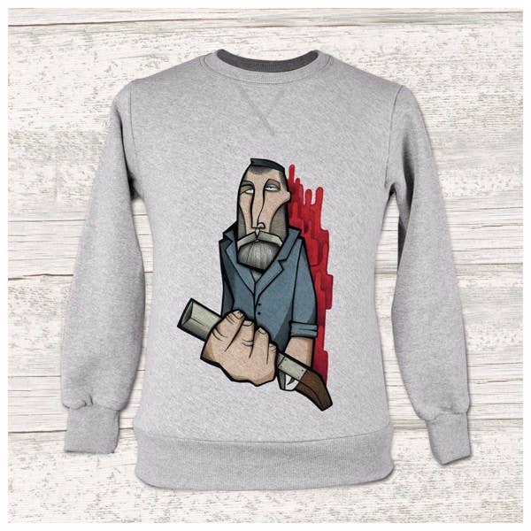 Gamle Balente Mænds Crew Neck Sweatshirt for engroshandel hos Collecteeve