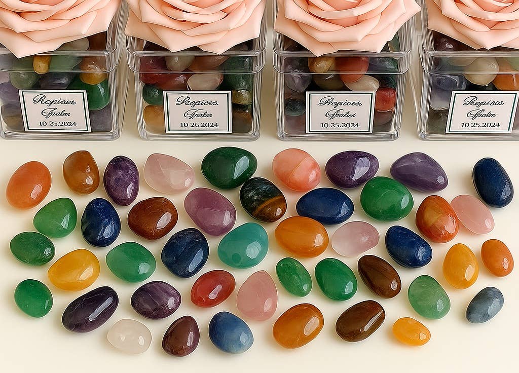 Beautique Goals - Wholesale Party Favor - Custom Party, Wedding Favors - Flower & Stone Box Favors2