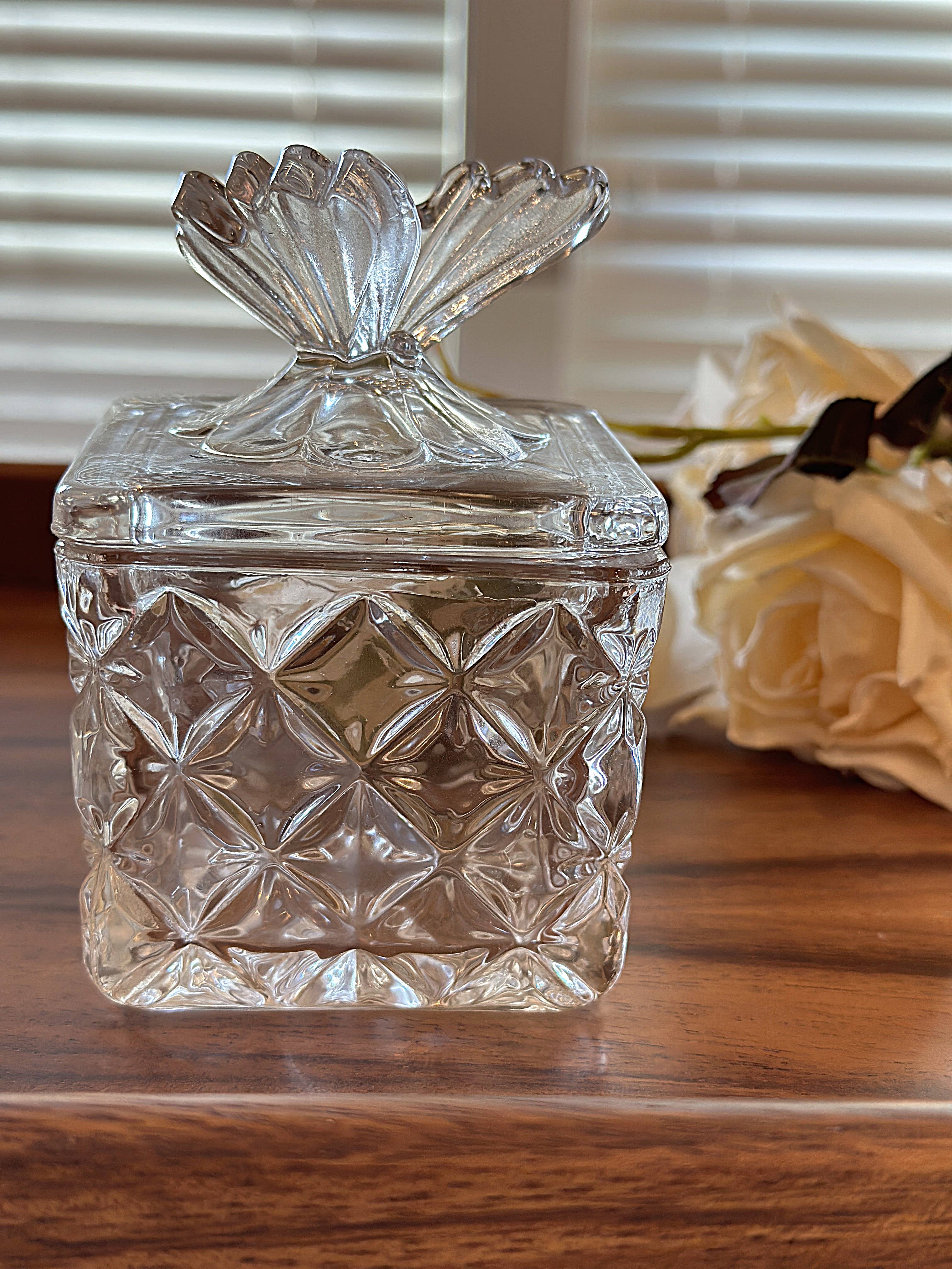 Vagabond Vintage - Wholesale Jar - Crystal Glass Storage Jar3