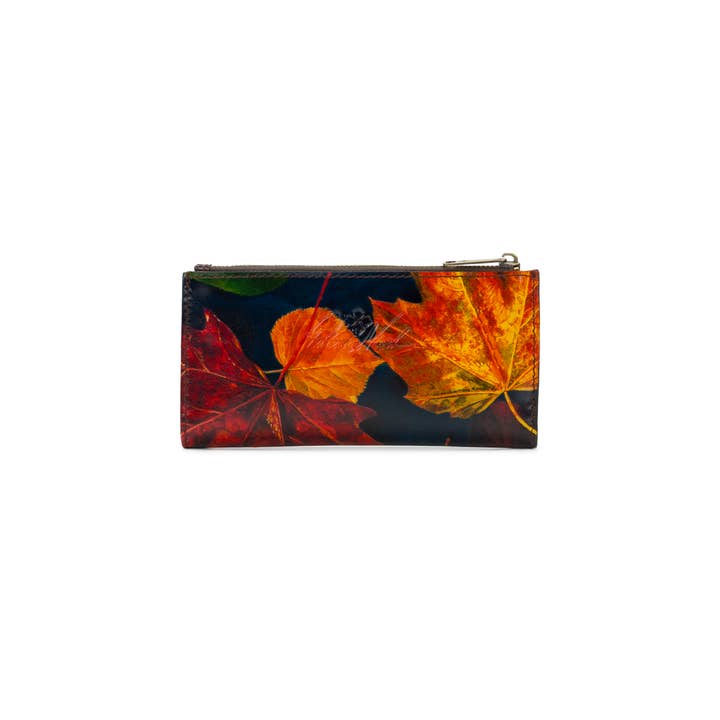 Patricia Nash Nazari Bifold Wallet - Maple Leaves for wholesale on Faire