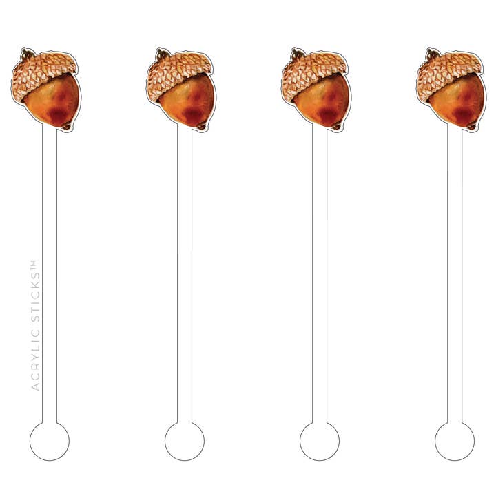 OAKNUT AKRYL RÖRSPINNAR för wholesale av XO ACRYLICS | ACRYLIC STICKS