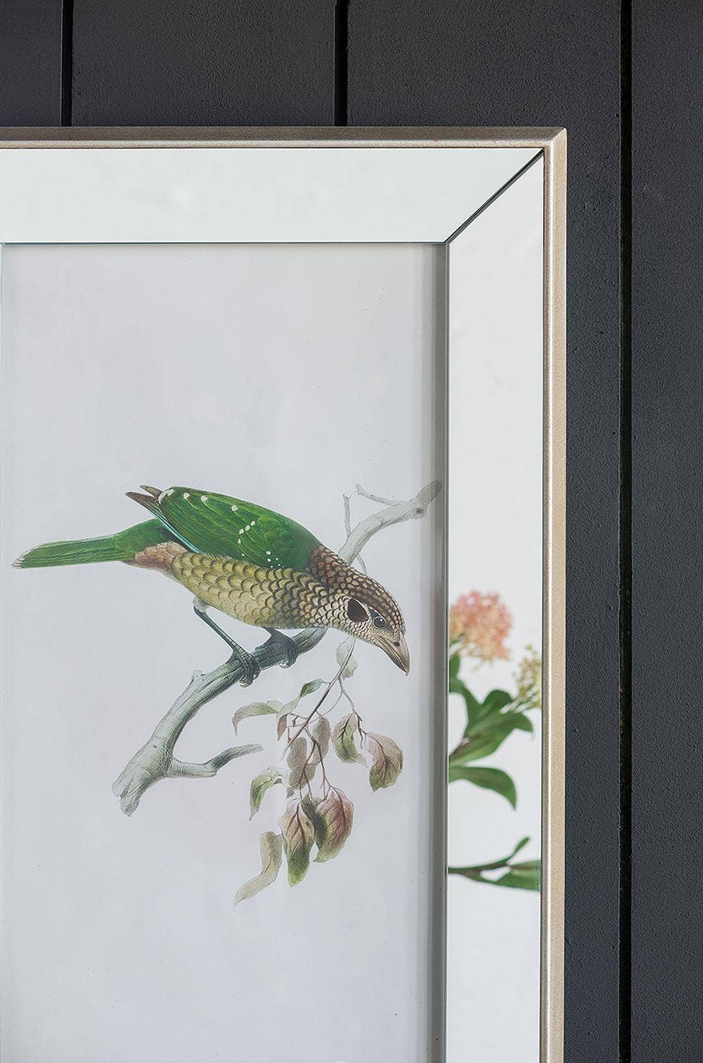 A&B Home Group Inc. - Wholesale Muurkunst set - S/2 Vogel Spiegel Frame Print2