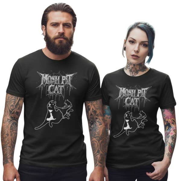T-shirt édition COLLECTOR - Mosh Pit Cat pour la vente par Got.arts-clothingltd